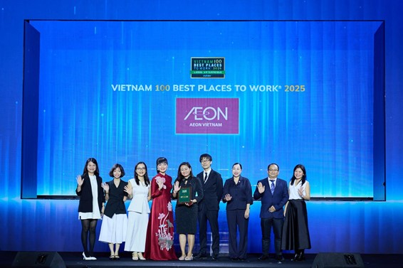 AEON vào Top 10 Nơi làm việc tốt nhất Việt Nam