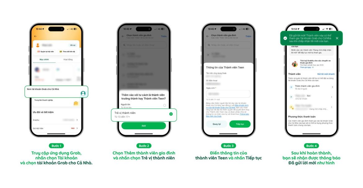 Grab thử nghiệm phục vụ người dùng tuổi teen 13 – 17 tuổi