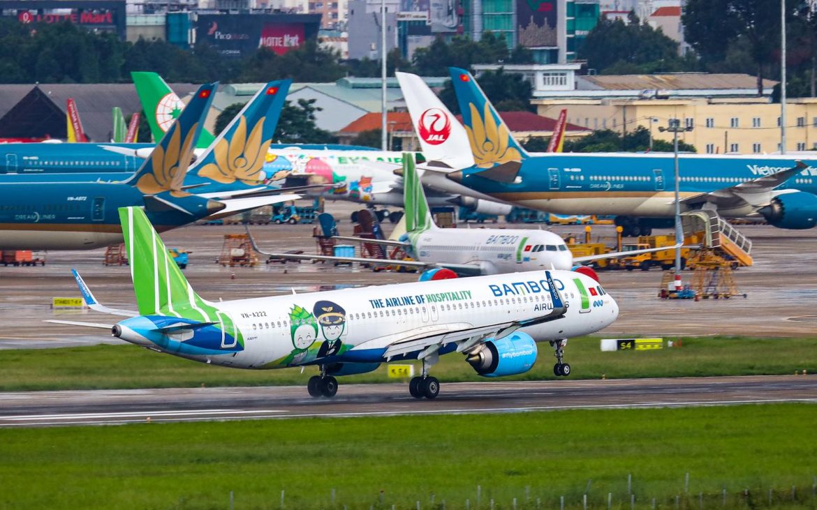 Bamboo Airways, Vietnam Airlines, Vietjet thực hiện các chuyến bay khai trương sân bay Long Thành