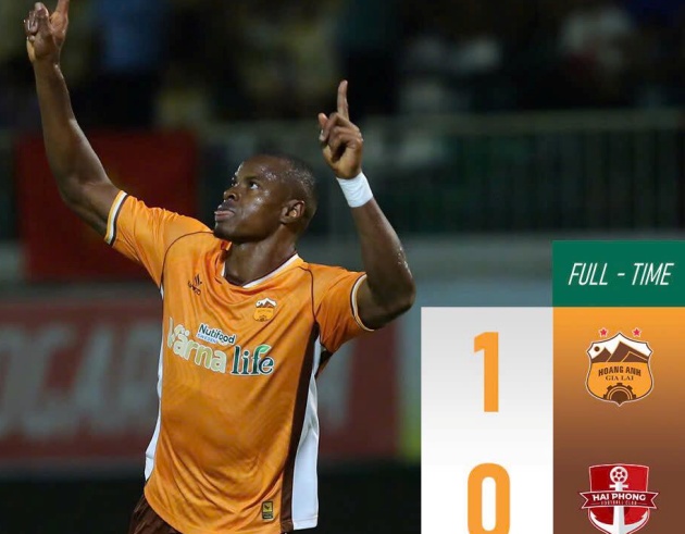 Brandao lập công, HAGL giành 3 điểm trước Hải Phòng