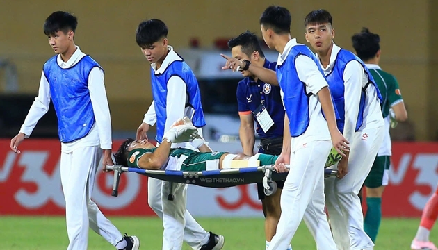 Bùi Tiến Dũng đứt dây chằng chéo