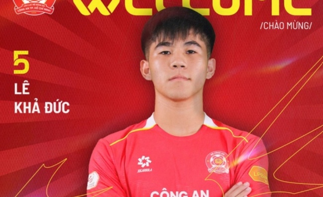 CLB Công an TP.HCM công bố thương vụ Lê Khả Đức