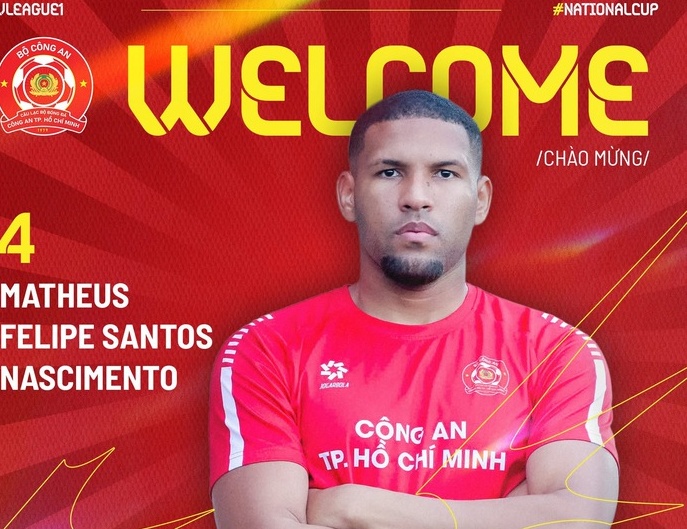 Công an TP.HCM chiêu mộ bom tấn Matheus Felipe