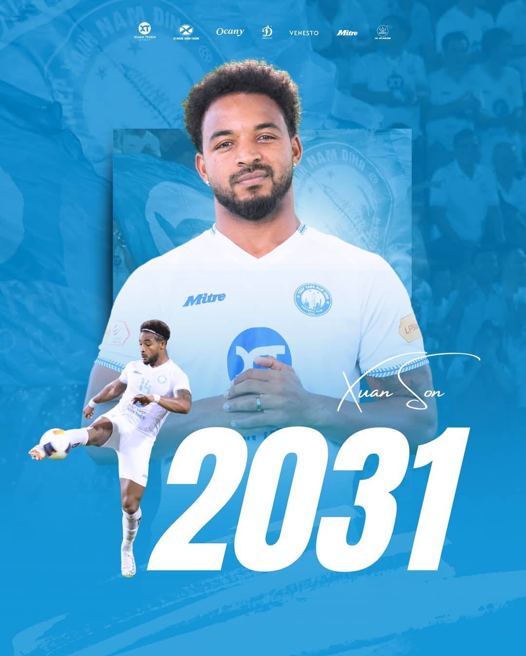 Đua V.League khốc liệt, Nam Định gia hạn loạt trụ cột