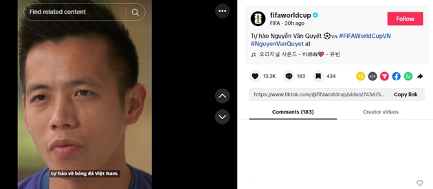 FIFA khen ngợi Văn Quyết: “Niềm tự hào của bóng đá Việt Nam”