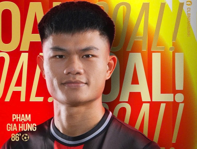 Gia Hưng nổ súng, Ninh Bình ngự trị ở đỉnh BXH V.League