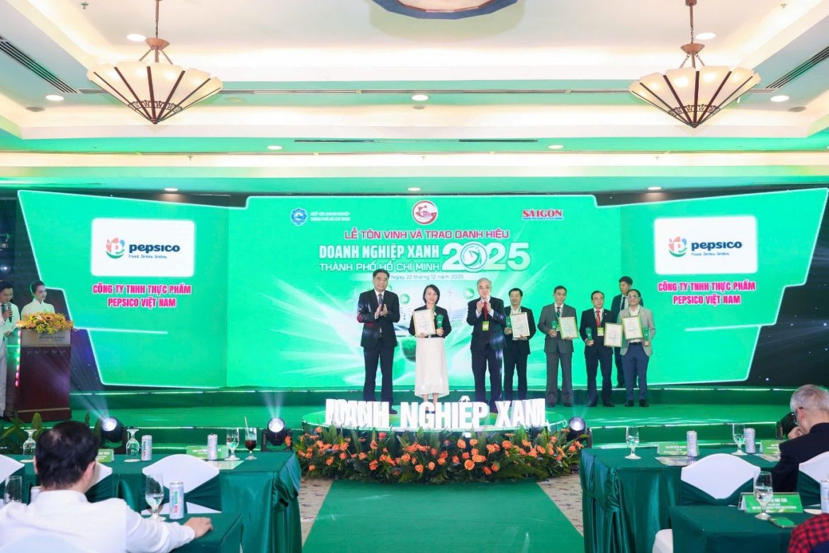 PepsiCo Foods Việt Nam được vinh danh Doanh nghiệp Xanh TP. Hồ Chí Minh 2025