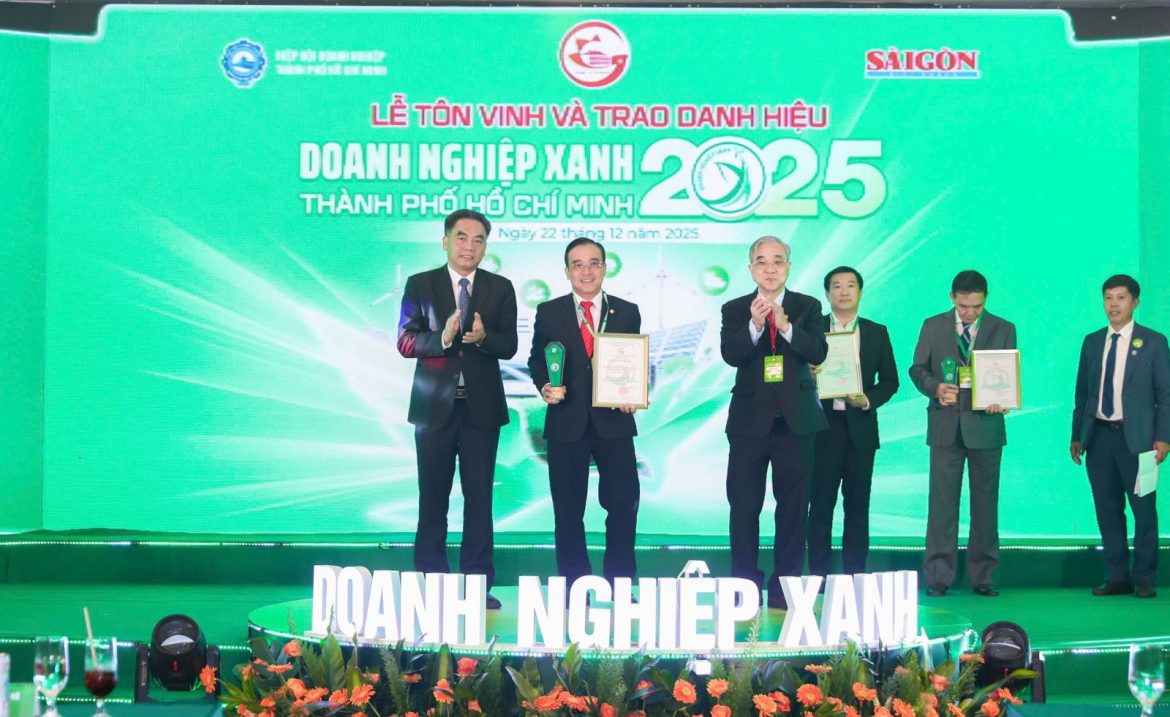 Saigon Co.op  và 21 đơn vị thành viên được vinh danh Doanh nghiệp Xanh TP Hồ Chí Minh 2025