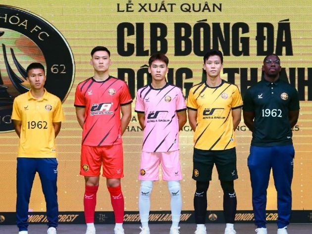 Thanh Hoá trình làng áo đấu mới, sẵn sàng cho mùa giải mới