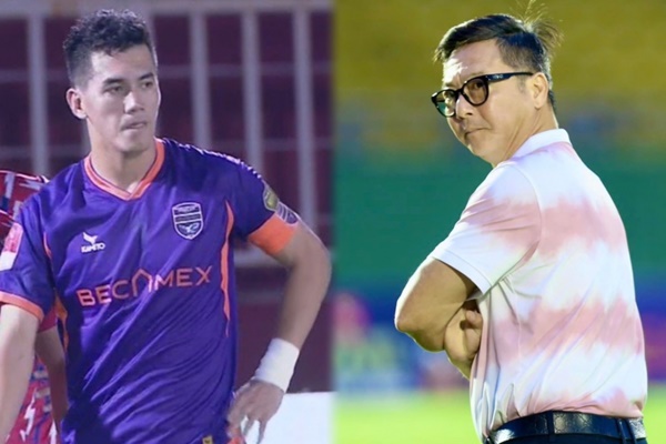 Thua trận, HLV Huỳnh Đức nói thẳng phong độ của Tiến Linh