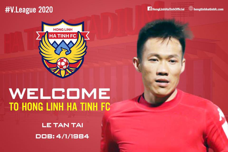 CHÍNH THỨC: Lão tướng Lê Tấn Tài gia nhập tân binh V-League 2020