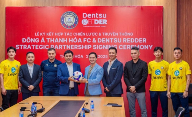 CLB Thanh Hóa bắt tay với Dentsu Redder Việt Nam