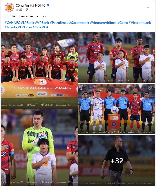 Dư âm derby Thủ đô lan tỏa lên mạng xã hội khiến fan bóng đá phấn khích