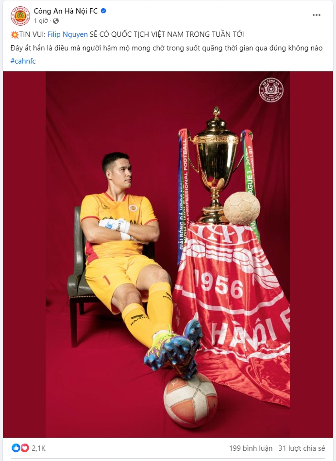 Filip Nguyễn chính thức có quốc tịch Việt Nam vào tuần tới