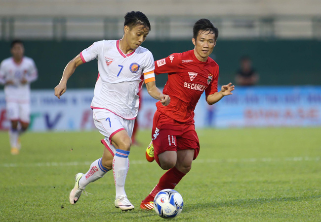 Hoà B.Bình Dương trên sân nhà, Sài Gòn bật khỏi Top 5