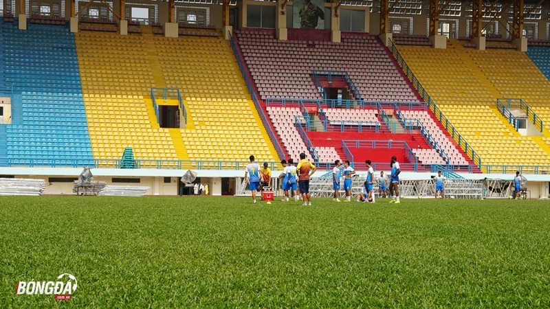 Sài Gòn FC hăng hái tập luyện, chờ quyết đấu Than Quảng Ninh