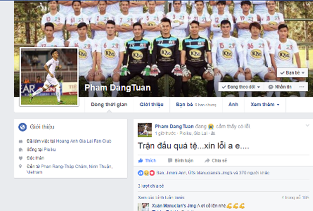 “Tội đồ” của HAGL thổn thức sau sai lầm