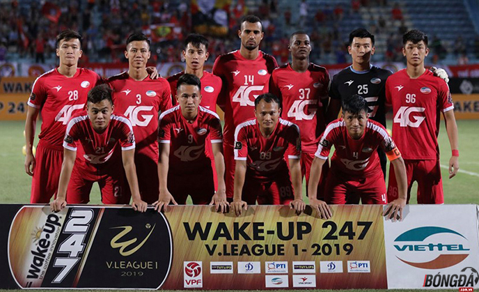 Trọng Đại ghi điểm giúp Viettel có chiến thắng trước Sanna Khánh Hòa