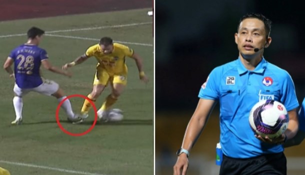 Trọng tài nhận sai, nêu lý do không thổi phạt đền cho HAGL